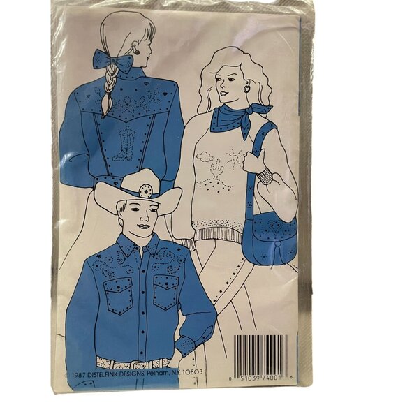 Western Wear Vintage 1987 BeDazzler 24 Hot-Iron Transfer NEW Old Stock Sealed - Picture 5 of 6